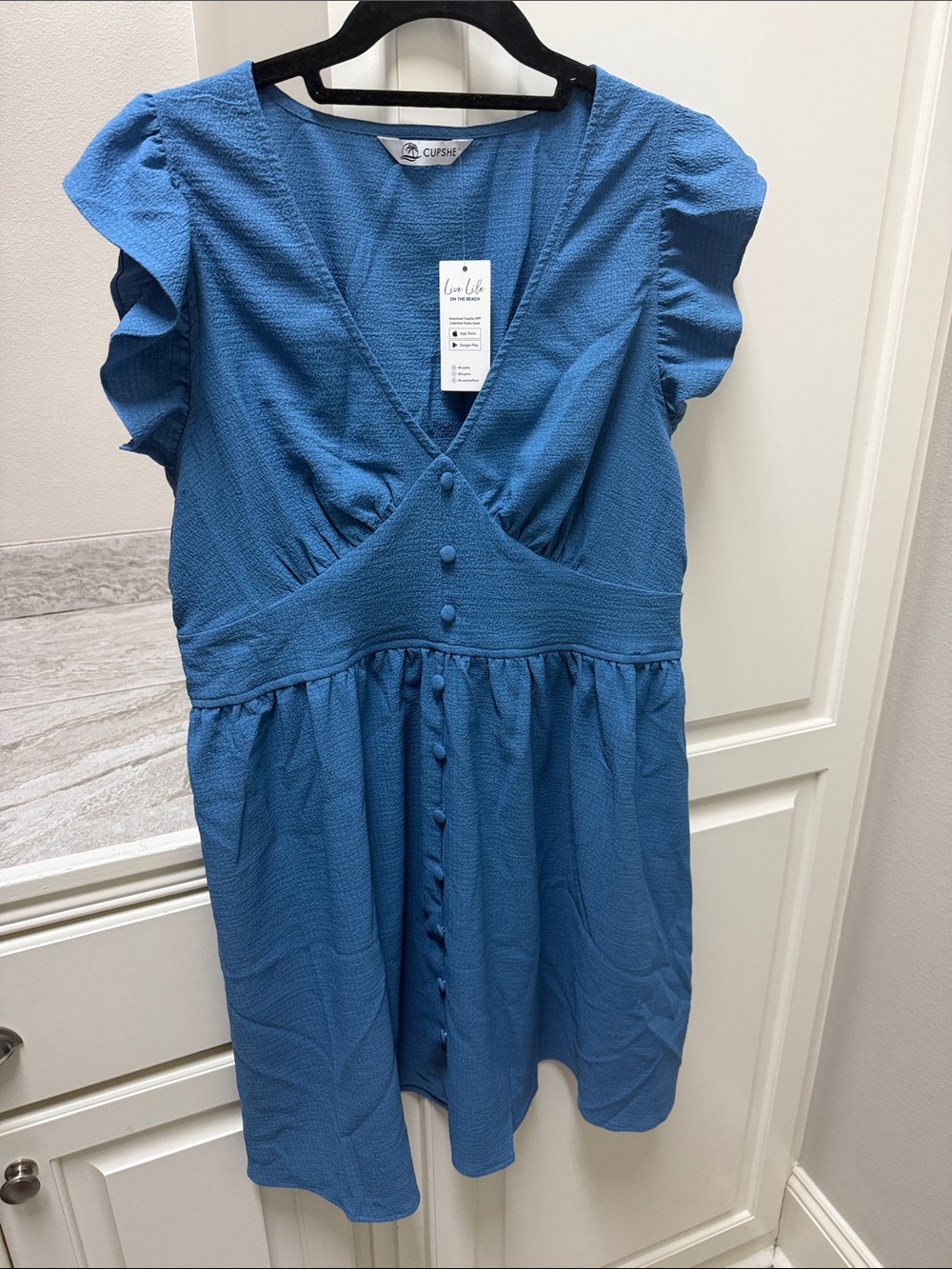 Cupshe live life on the beach  cover up dress  new with tags